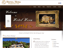 Tablet Screenshot of hotel-hera.gr